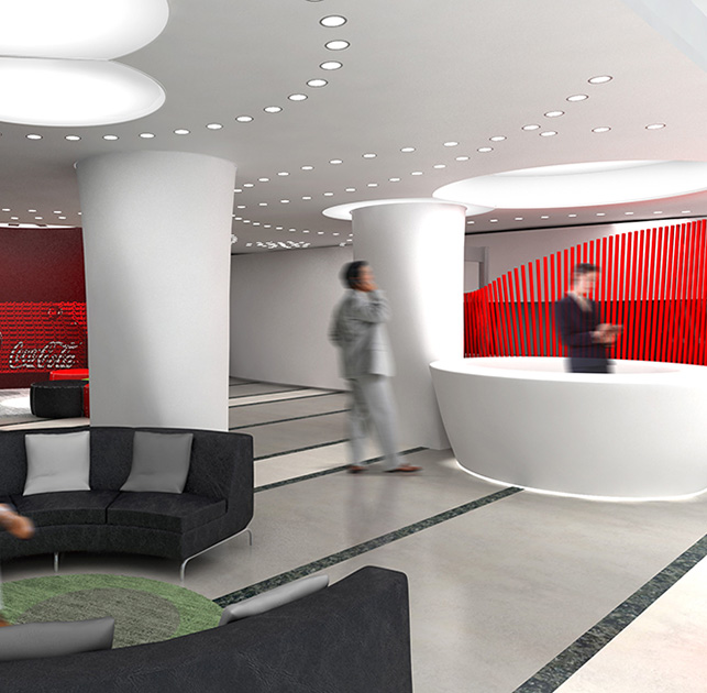 Acceso Edificio Coca Cola