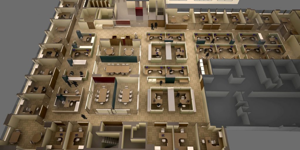 Oficinas empresa de medios