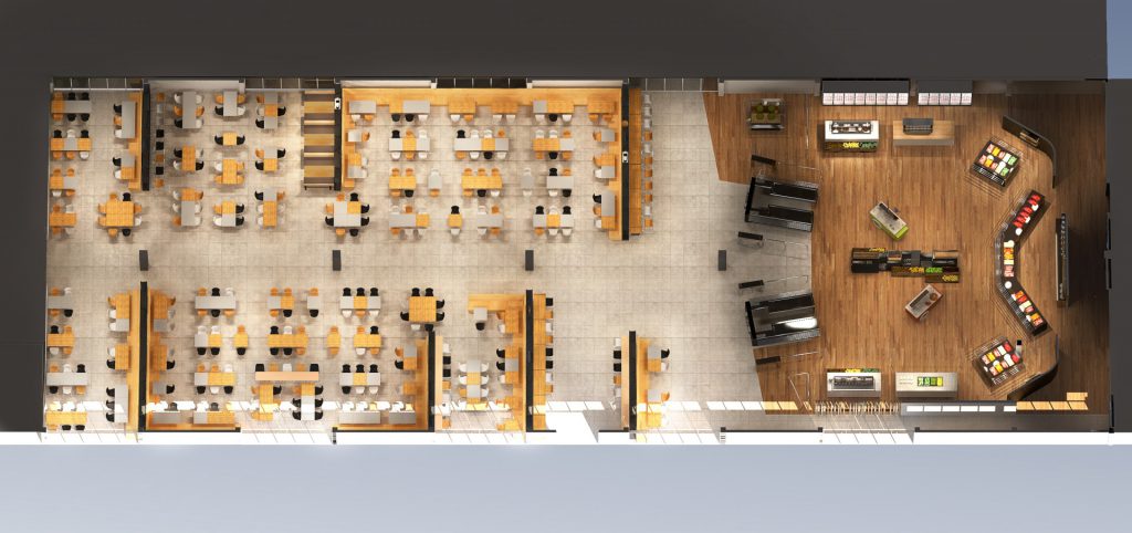 comedor de personal industrial